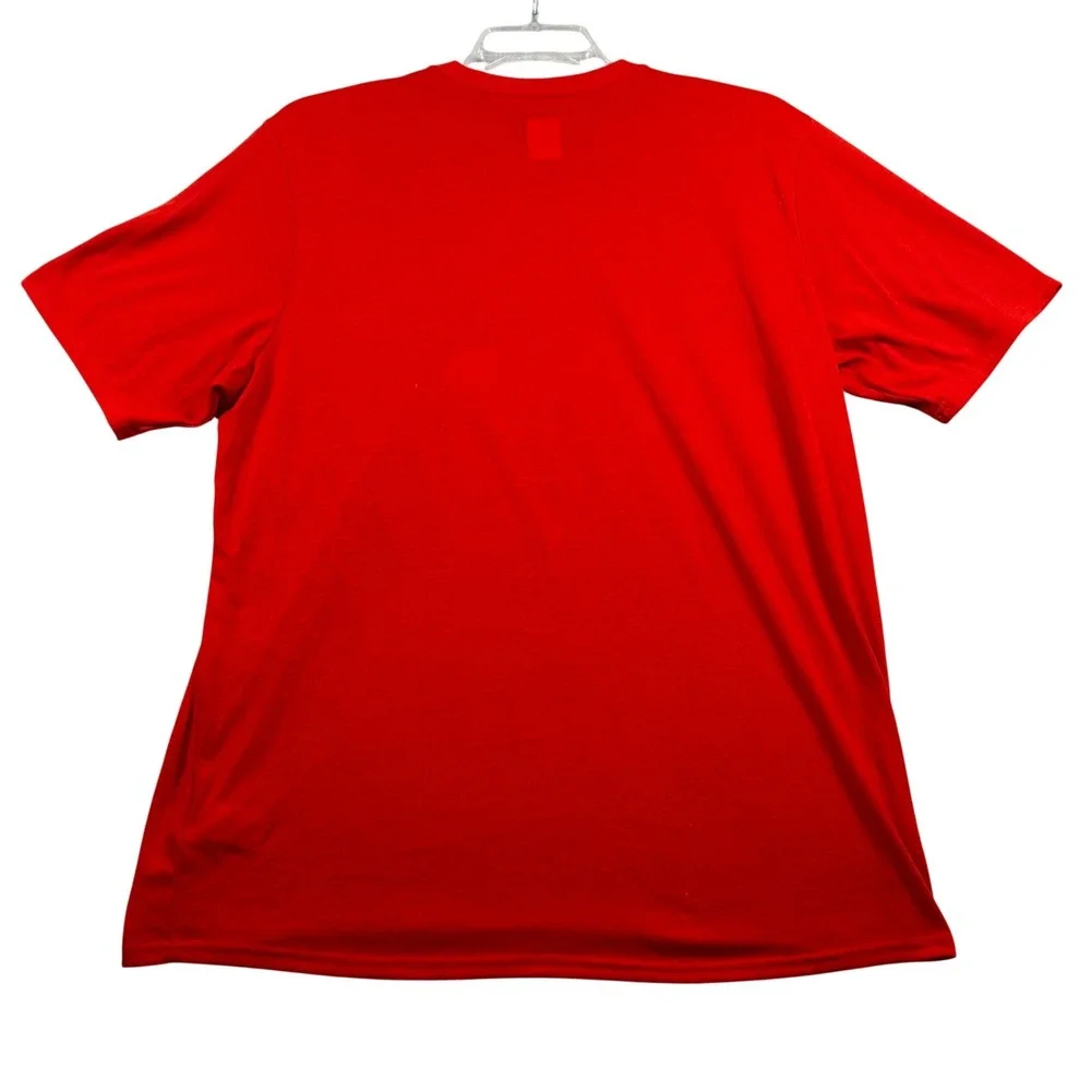 The North Face T-Shirt Mens XL Red NYC Marathon 2013 VaporWick Graphic Tee